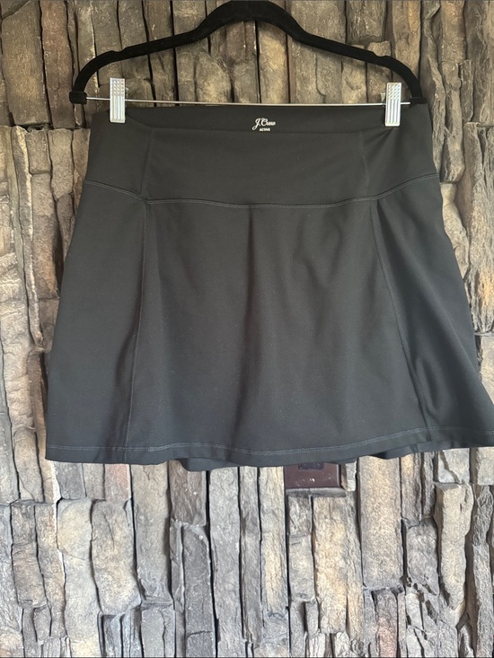 J. Crew Dresses & Skirts - J. Crew Black Active Skort with Subtle Logo